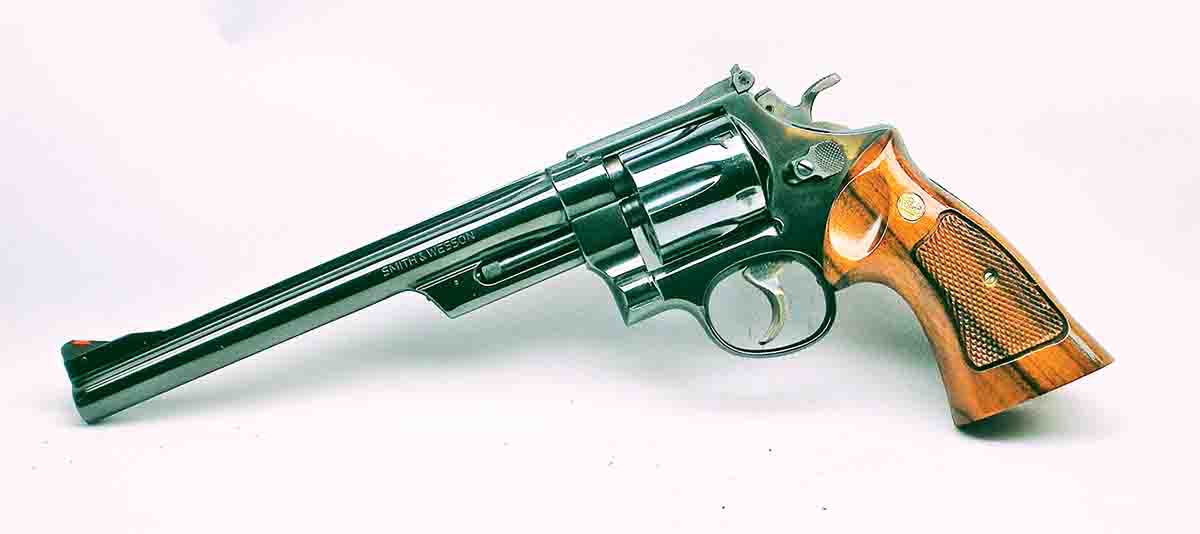This Smith & Wesson Model 27 with an 83⁄8-inch barrel is the modern version of the original “Registered” .357 Magnum.